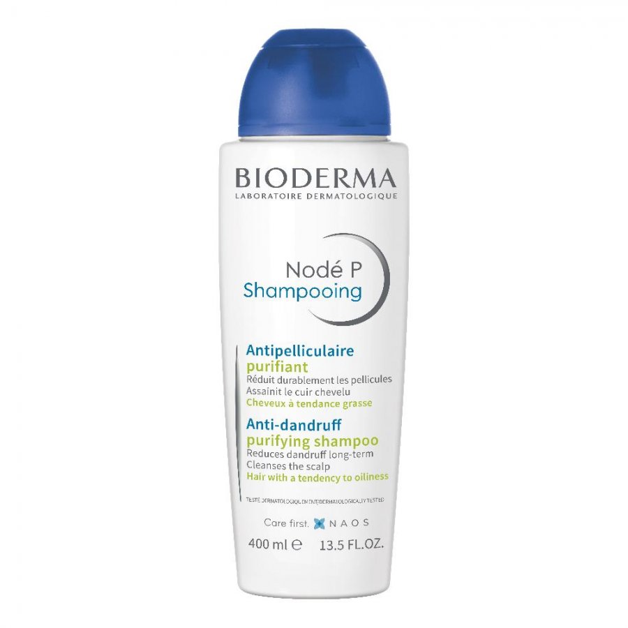 Bioderma Nodé P Shampoo Antiforfora Purificante 400 ml - Shampoo Dermatologico Antiforfora per Capelli Grassi