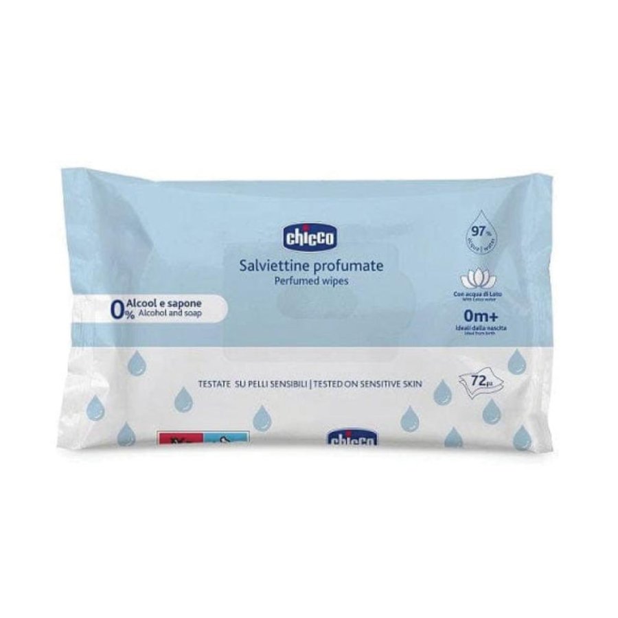 Chicco Salviettine Profumate 0m+, 72 pezzi