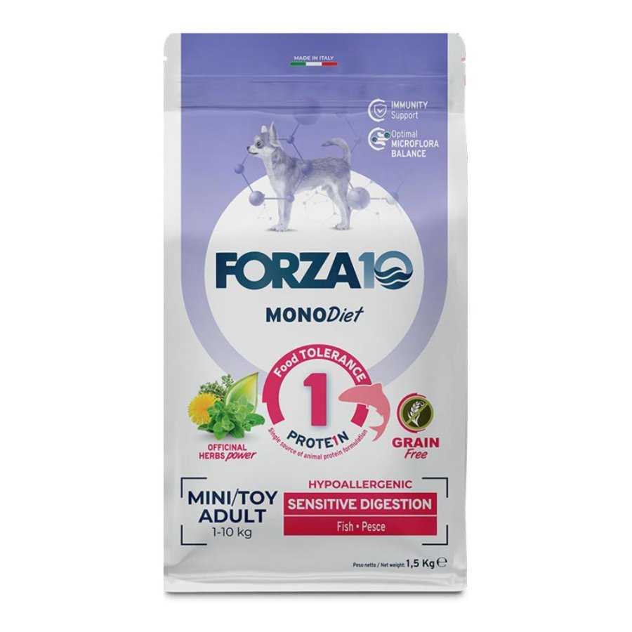 FORZA10 CANE MONODIET MINI/TOY SENSITIVE DIGEST PESCE 1,5KG FORZA10 CANE MONODIET MINI/TOY SENSITIVE DIGEST PESCE 1,5KG