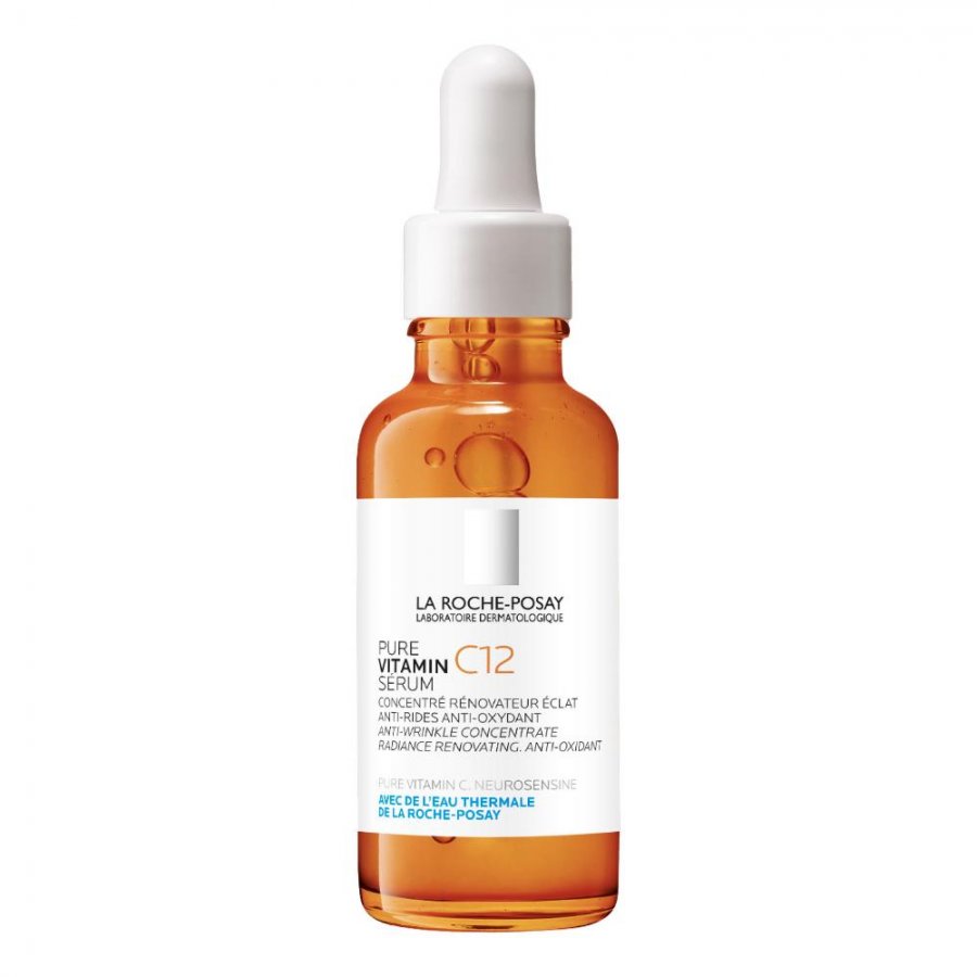 La Roche-Posay Pure Vitamin C12 Siero Antirughe e Illuminante, 30ml – Rughe Ridotte, Pelle Luminosa