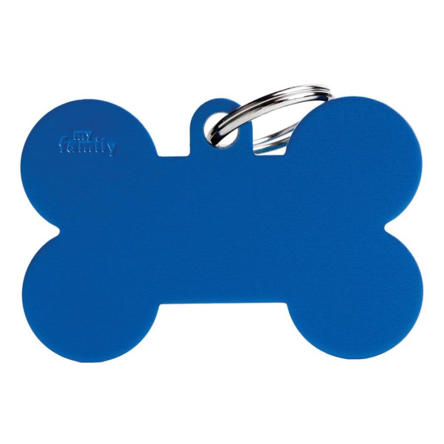MY FAMILY MEDAGLIETTA OSSO (XL) ALLUMINIO BLU (REF. MFXL01)