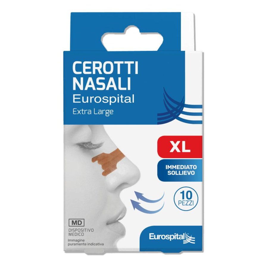 Cerotti Nasali Xl 6,7x2cm 10pz