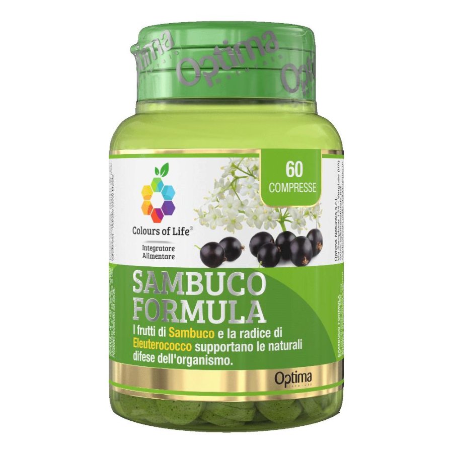 SAMBUCO FORMULA 60CPR PLA COLOURS