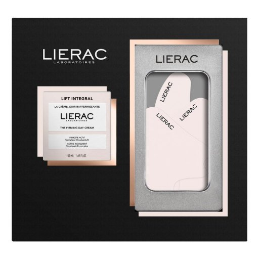 Lierac Set Natale Lift Integral: Crema Giorno 50 ml + Patch Viso Riutilizzabili