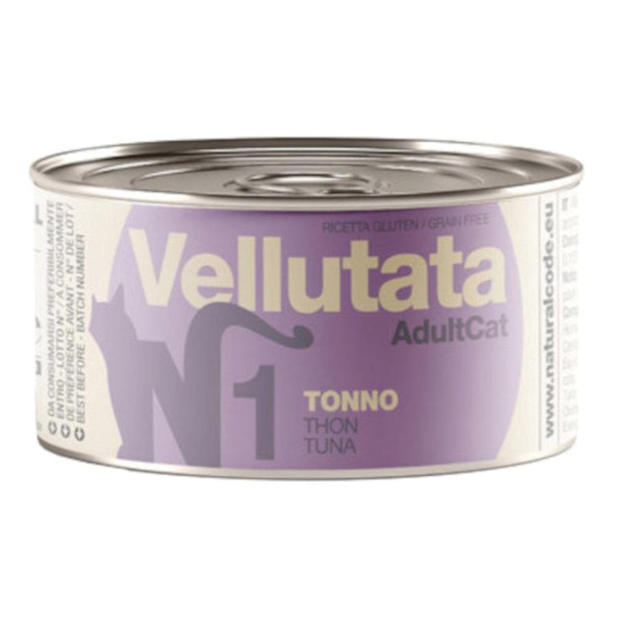 NATURAL CODE GATTO VELLUTATA N1 TONNO 85GR (lattina)