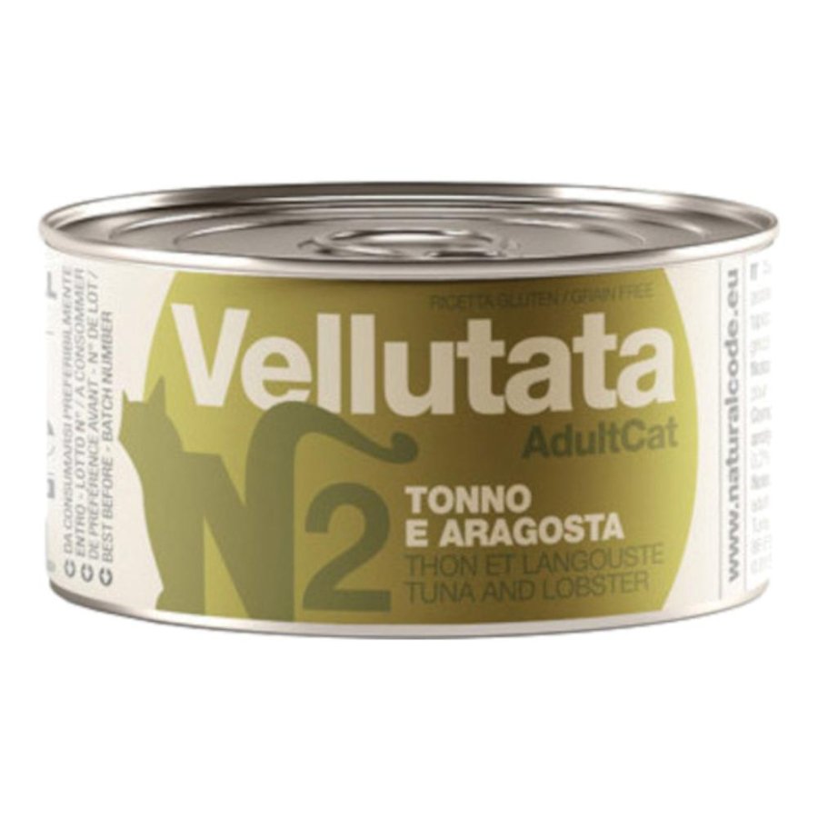 NATURAL CODE GATTO VELLUTATA N2 TONNO ARAGOSTA 85GR (lattina)