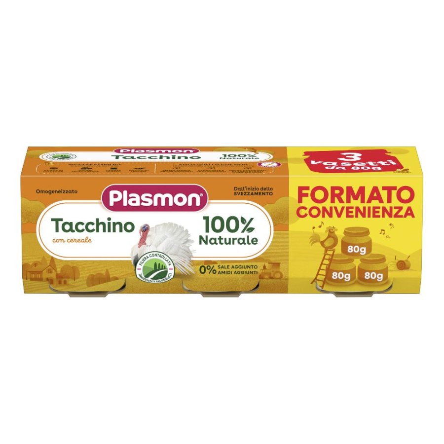 PLASMON OMOG VITELLO 3PZ 80G PLASMON OMOG VITELLO 3PZ 80G