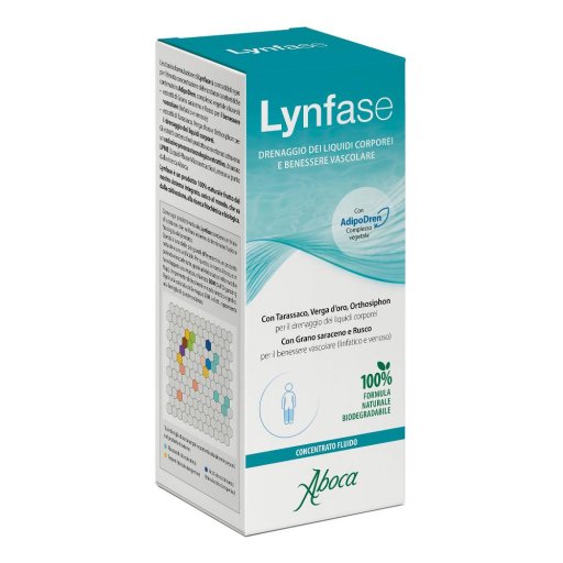 Lynfase Concentrato Fluido 180g – Integratore Naturale per Drenaggio e Microcircolo