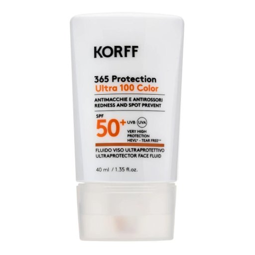 Korff 365 Ultra 100 Color Fluido Viso Colorato SPF 50+, 40 ml