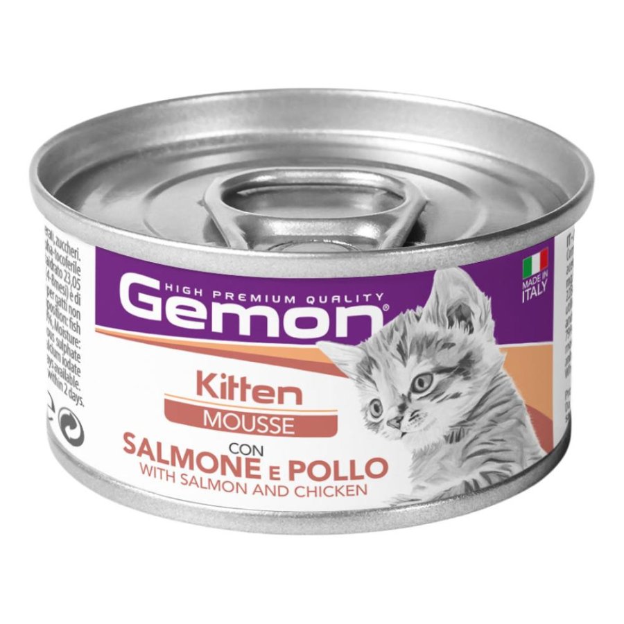 Gemon Mousse Salmone e Pollo, 85 g Gemon Mousse Salmone e Pollo, 85 g