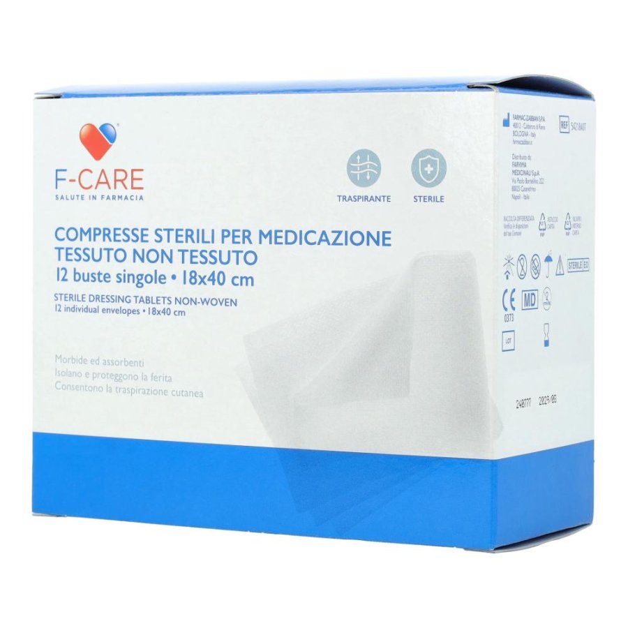GARZA F CARE TNT 18X40CM 12PZ GARZA F CARE TNT 18X40CM 12PZ