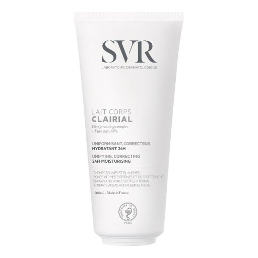 SVR Clairial Latte Corpo 200ml – Anti-Macchie Corpo, Idratante e Uniformante