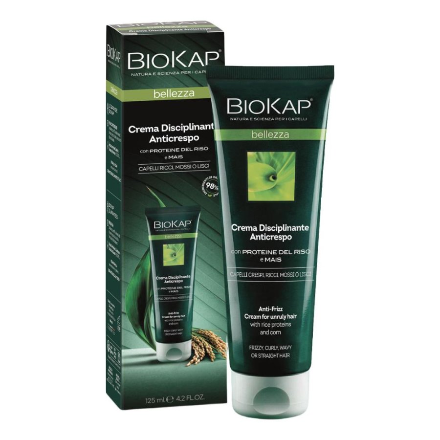 Biokap Crema Disciplinante Anticrespo Capelli, 125 ml Biokap Crema Disciplinante Anticrespo Capelli, 125 ml