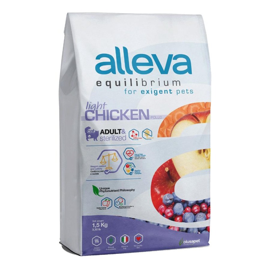 ALLEVA EQUILIBRIUM CAT CHICKEN STERILIZED KG 1.5 - P61064