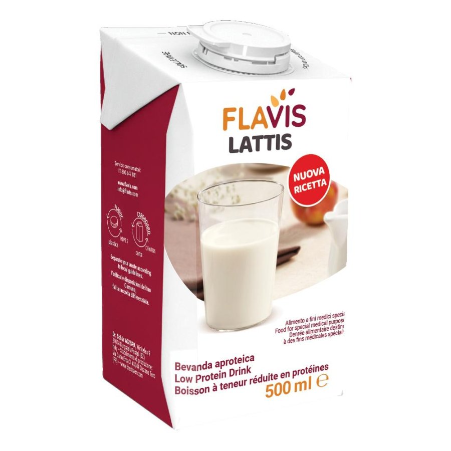 Flavis Lattis Bevanda Aproteica, 500 ml Flavis Lattis Bevanda Aproteica, 500 ml