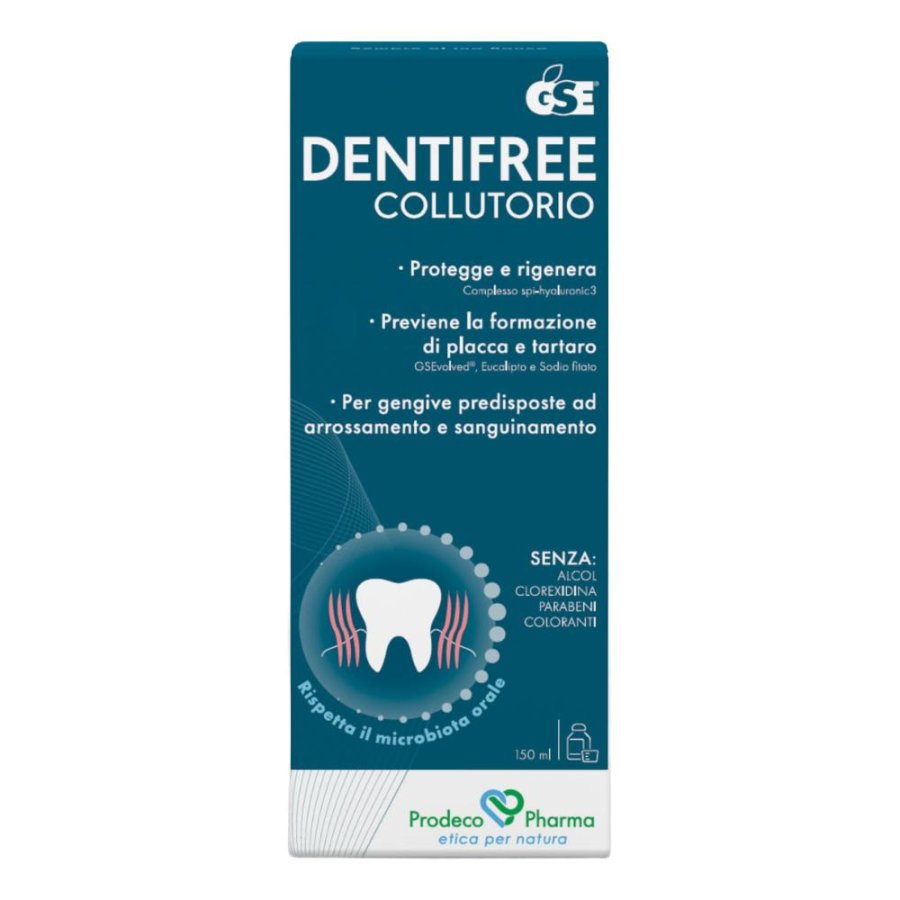 Gse Dentifree Collutorio 150ml Gse Dentifree Collutorio 150ml