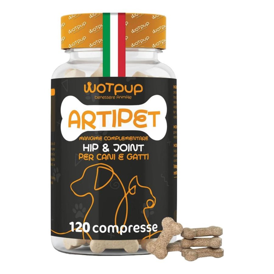 WOTPUP Artipet 2.0 Hip & Joint, 120 Compresse
