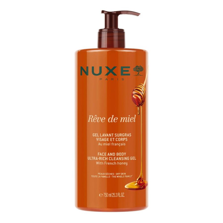 NUXE Rêve de Miel Gel Doccia Ultra Nutriente, 750 ml NUXE Rêve de Miel Gel Doccia Ultra Nutriente, 750 ml