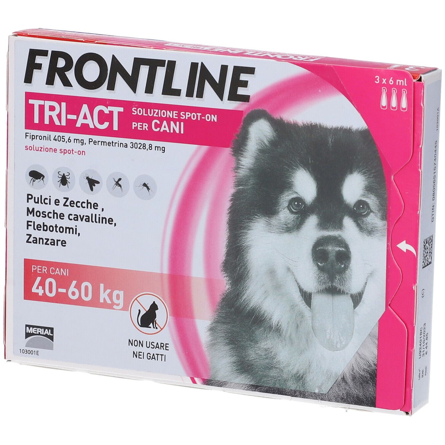 Frontline Tri-Act Cani XL (40-60kg) 3 Pipette | MyPawRank