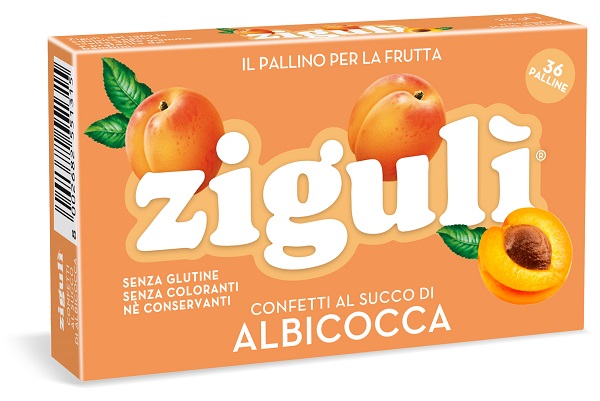 Zigulì Confetti al Succo di Albicocca, 36 Palline