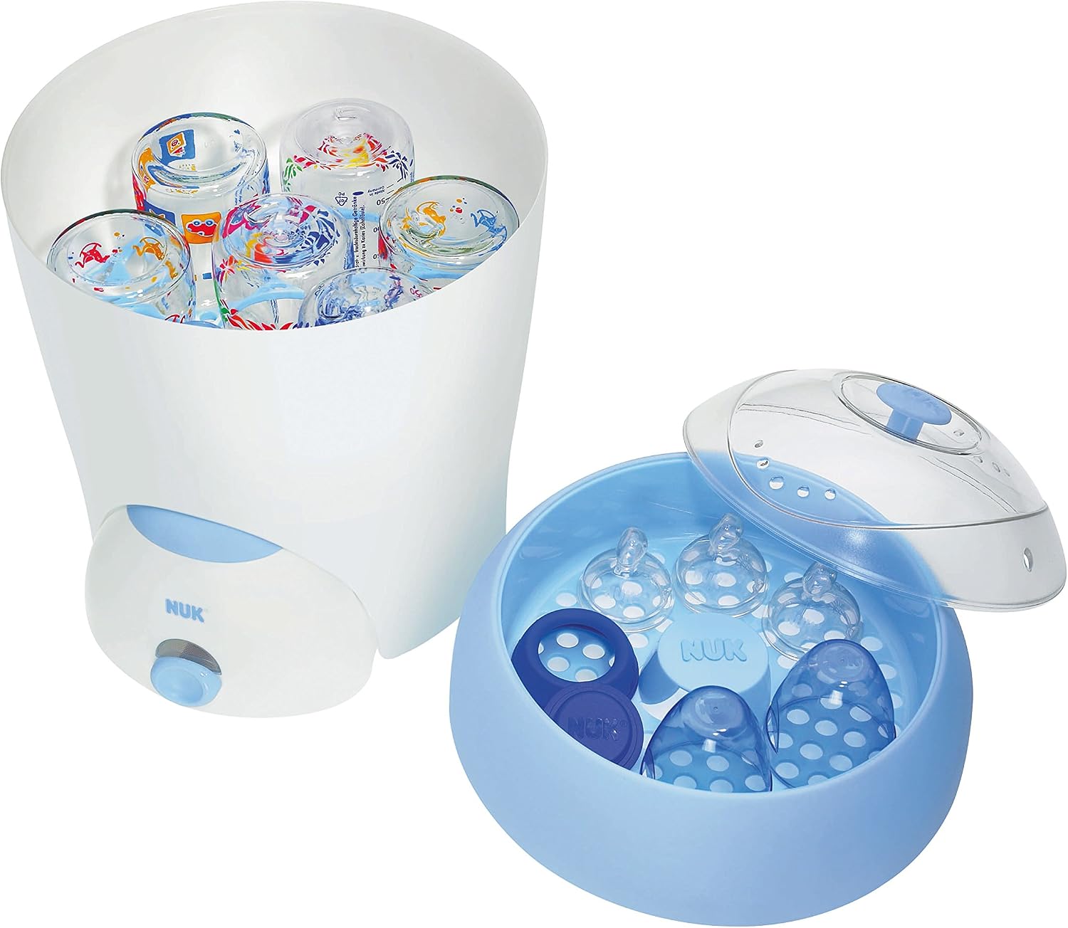 NUK VapoRapid Sterilizzatore a Vapore Elettrico, 1 Pezzo