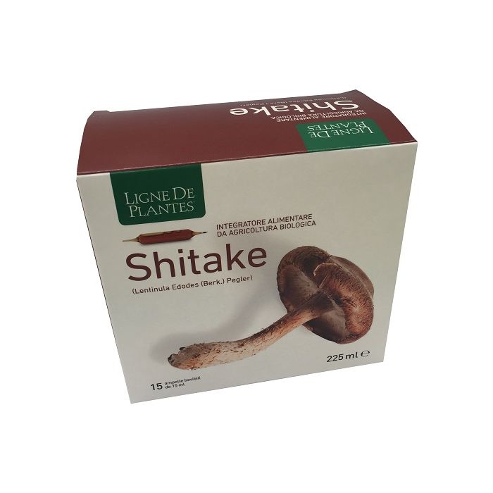 Shiitake BIO - Integratore Alimentare Funghi Shiitake Biologici - 15 Ampolle