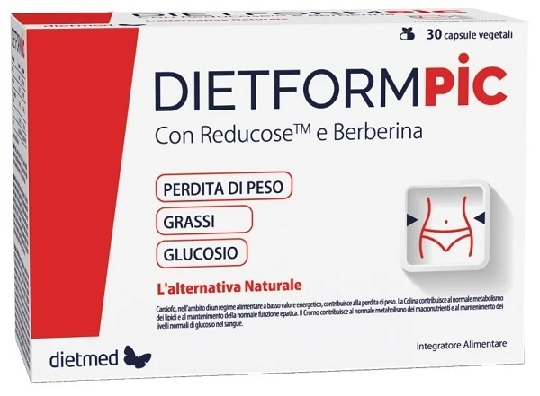 DietFormPic, Integratore Alimentare, 30 Capsule Vegetali