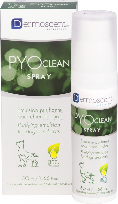 PYOclean® Spray cani e gatti Dermoscent® 50ml-image