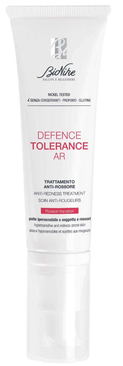 Bionike Defence Tolerance Ar - Trattamento Viso Anti-Rossore per Pelli Ipersensibili, Previene e Attenua Rossori Lievi e Lenisce le Irritazioni, Dona Morbidezza e Idratazione, 50 ml-image