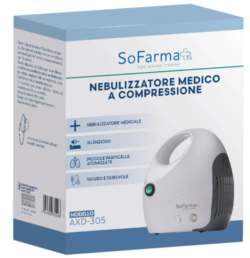 Sofarmapiù Aerosol Medica Plus + Kit - Trattamento Medico Efficace per la Tua Salute Respiratoria