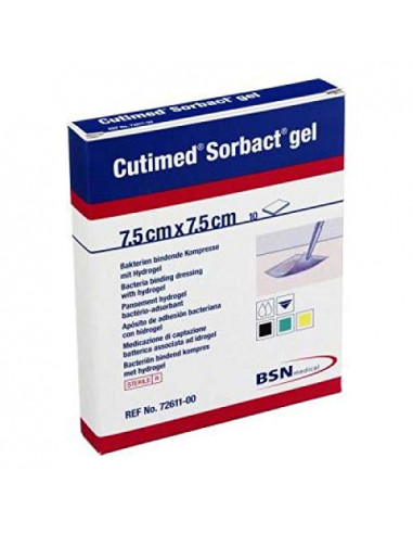Cutimed Sorbact Igel 7,5X7,5Cm-image