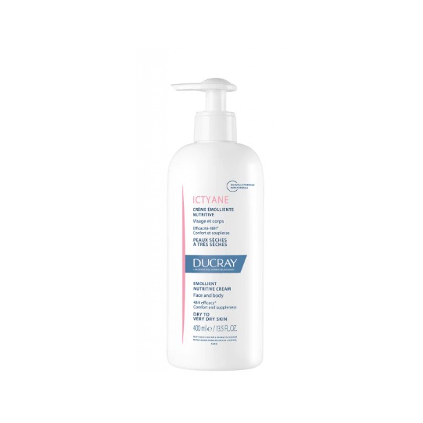 Ducray Ictyane - Crema Emolliente Nutritiva Pelli Secche, 400Ml-image