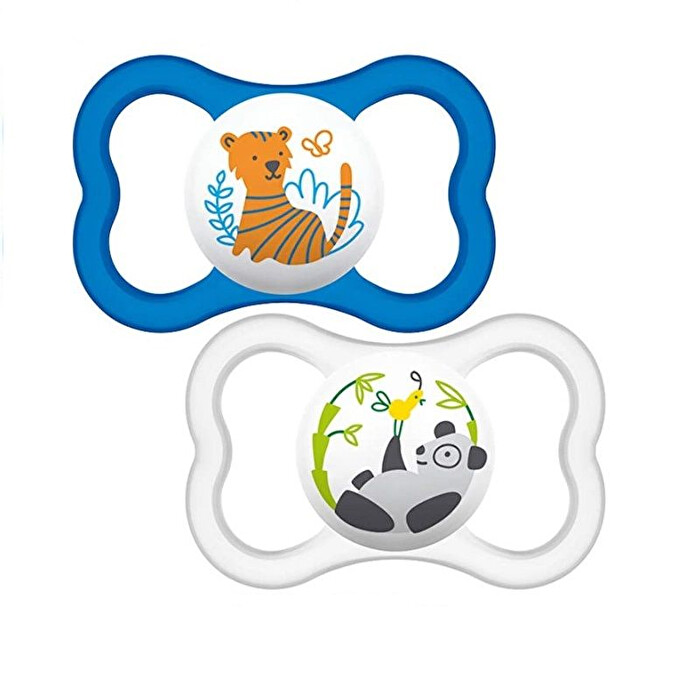 Bamed Baby Italia Mam Air Succhietto 6+ Mesi Silicone Doppio Maschio-image