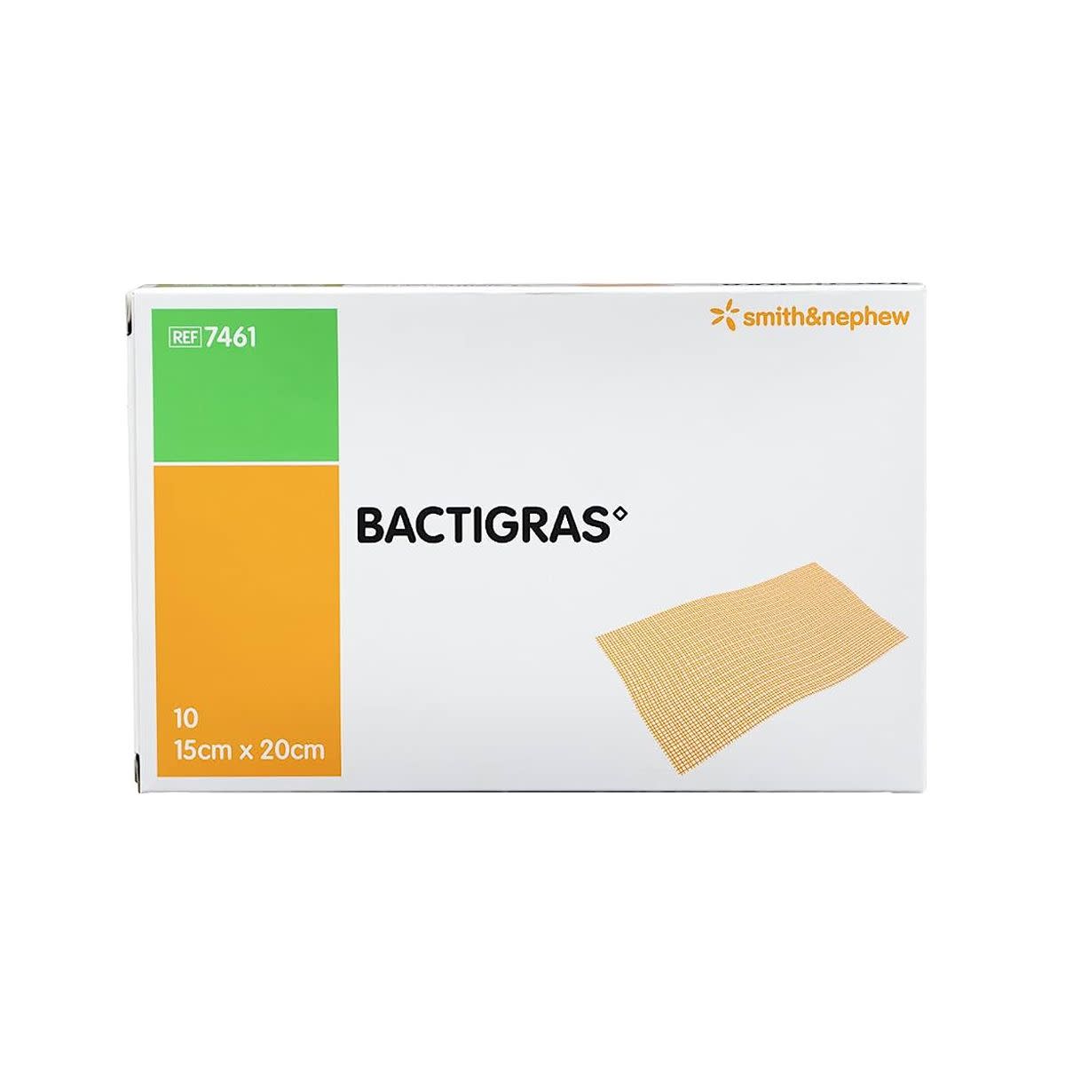 Garza Medicata Bactigras Con Clorexidina Acetato 0,5% 15X20Cm 10 Pezzi-image