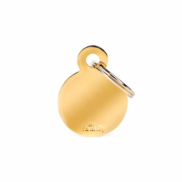 MY FAMILY MEDAGLIETTA CERCHIO (S) OTTONE ORO (REF. MFB12)