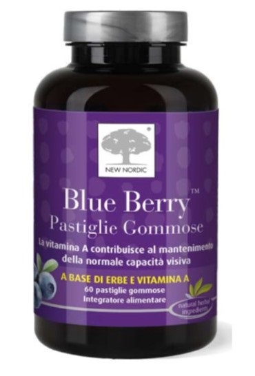 New Nordic Blue Berry Pastiglie Gommose Integratore Benessere Vista, 60 Gummies-image