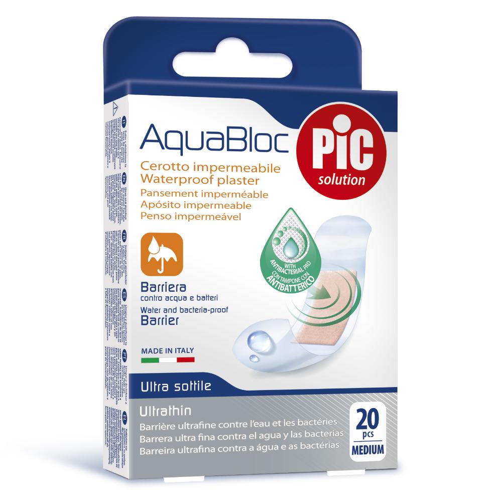 CEROTTO PIC AQUABLOC 19X72MM ANTIBATTERICO 20 PEZZI