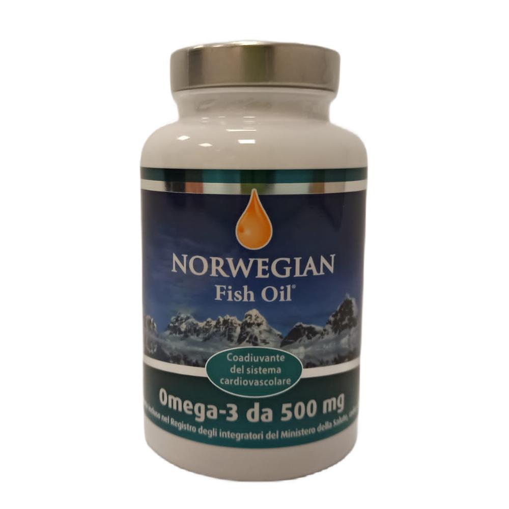 Norwegian Fish Oil Omega-3 Integratore Alimentare 180 Capsule-image