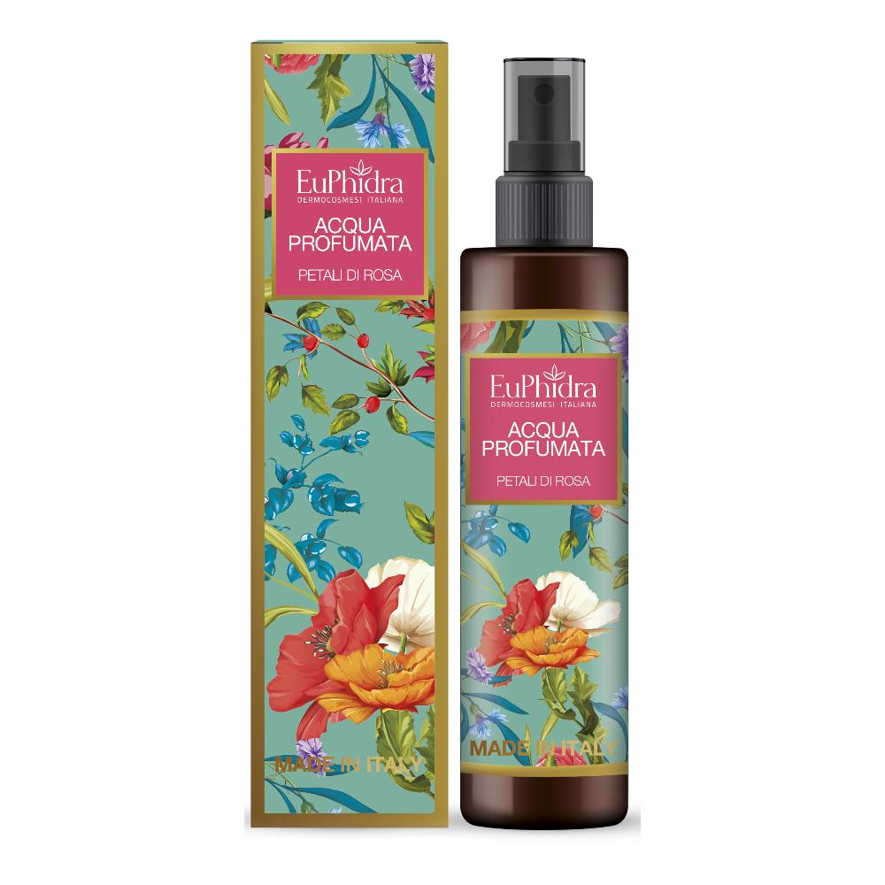 Euphidra Acqua Profumata Petali di Rosa 125 ml - Fragranza Floreale e Delicata