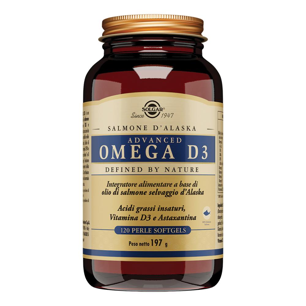 Solgar Advanced Omega D3 - 120 softgels - peso netto 194,1g-image