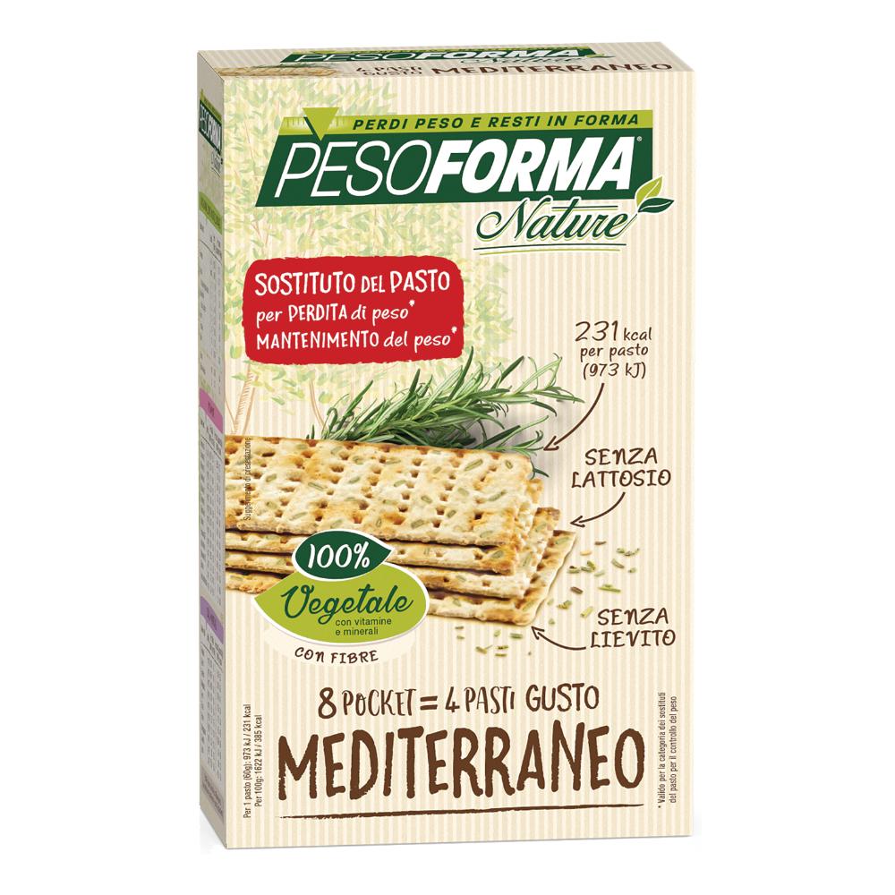 Pesoforma Nature - Pasto Sostitutivo Gusto Mediterraneo, 8 Pocket-image