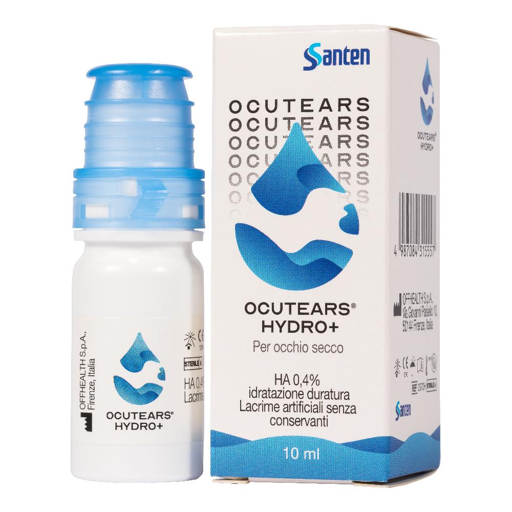 Santen Ocutears Hydro+ 0,4% Soluzione Oftalmica Per Occhio Secco, 10Ml-image