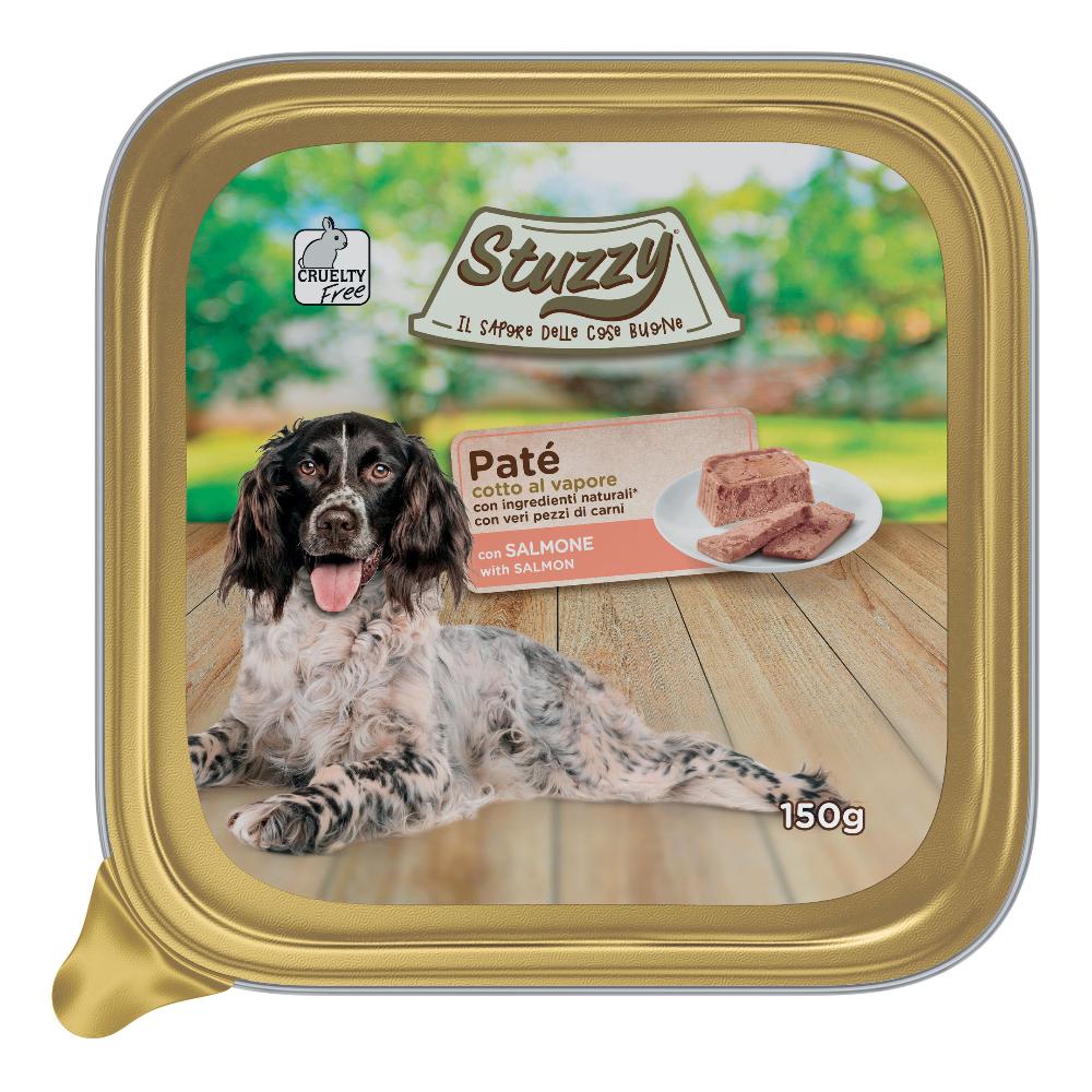 STUZZY CANE PATE' SALMONE 150GR (vaschetta)