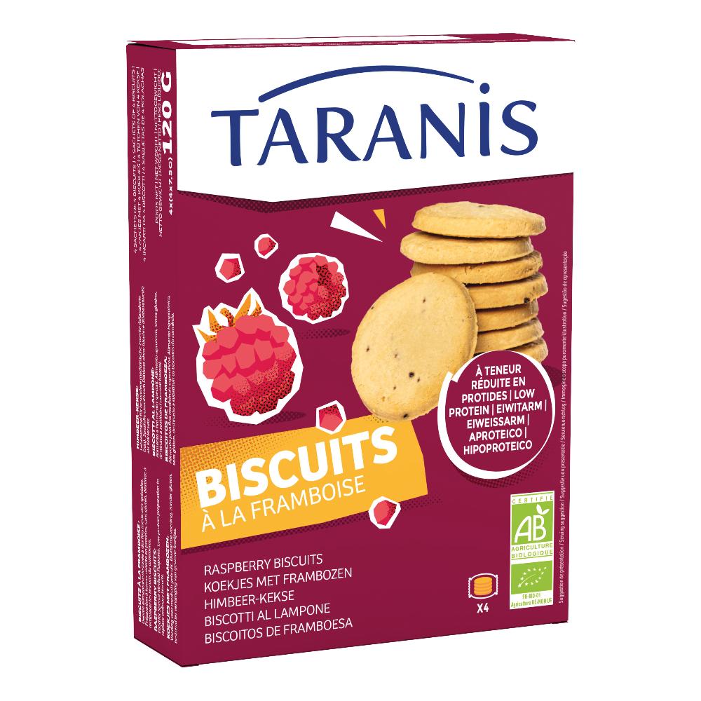 Taranis Biscotti Frollini Al Lampone 120 G-image