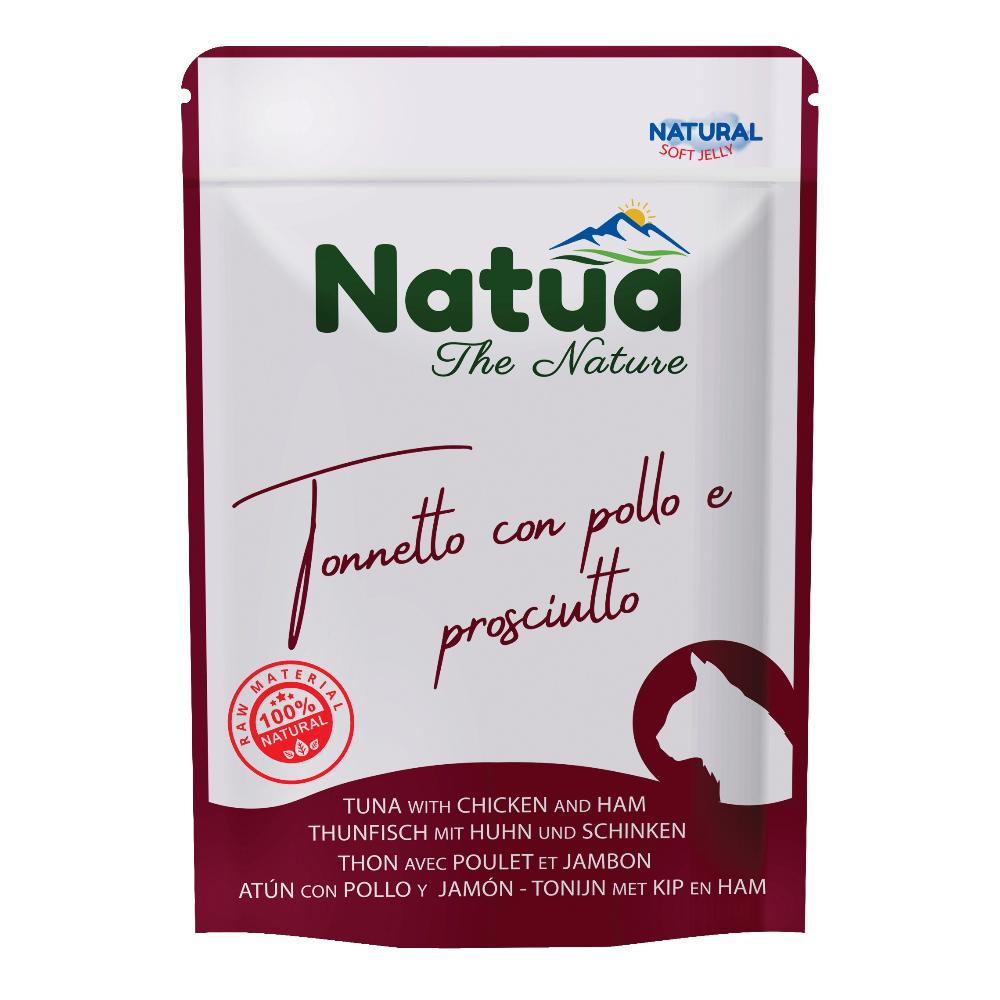 Natua Gatto Natural Jelly: Tonnetto, Pollo e Prosciutto 70g