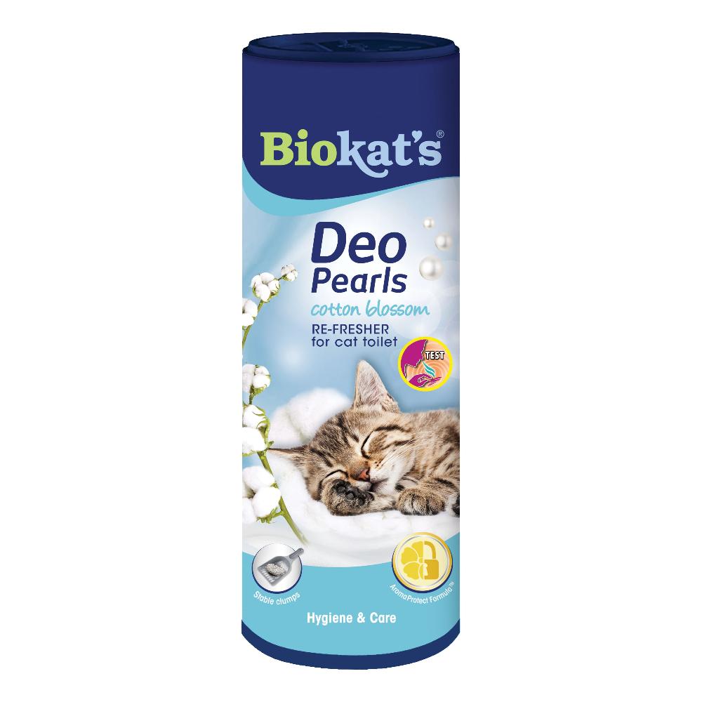 Biokat's Deo Pearls Cotton Blossom: Igiene e Freschezza per Lettiera